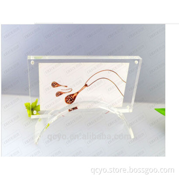2015 rotatable black acrylic photo frame
